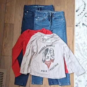 Zara Kids Shirts & George jeggings 6 (6pcs)